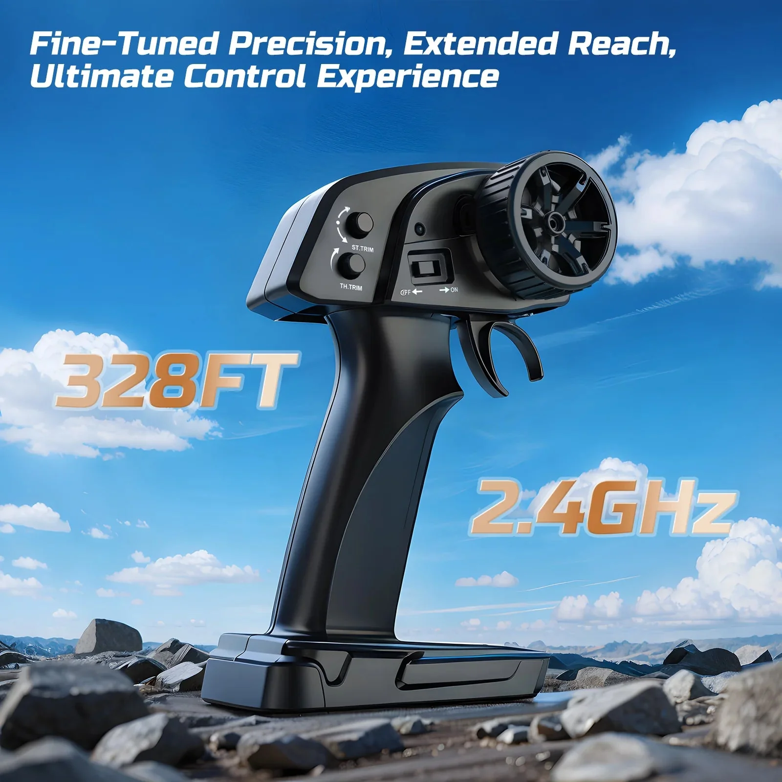 40km/h High-Speed 1:18 Full Scale 2.4G 4WD Half-Truck Remote Control Racing - Image 4