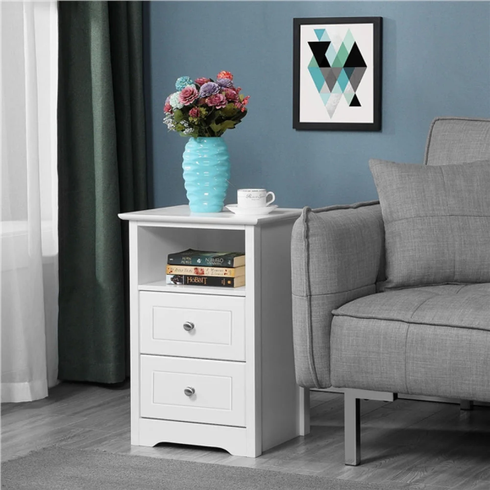 1 Pair Brand New Bedside Tables End Table - Image 12