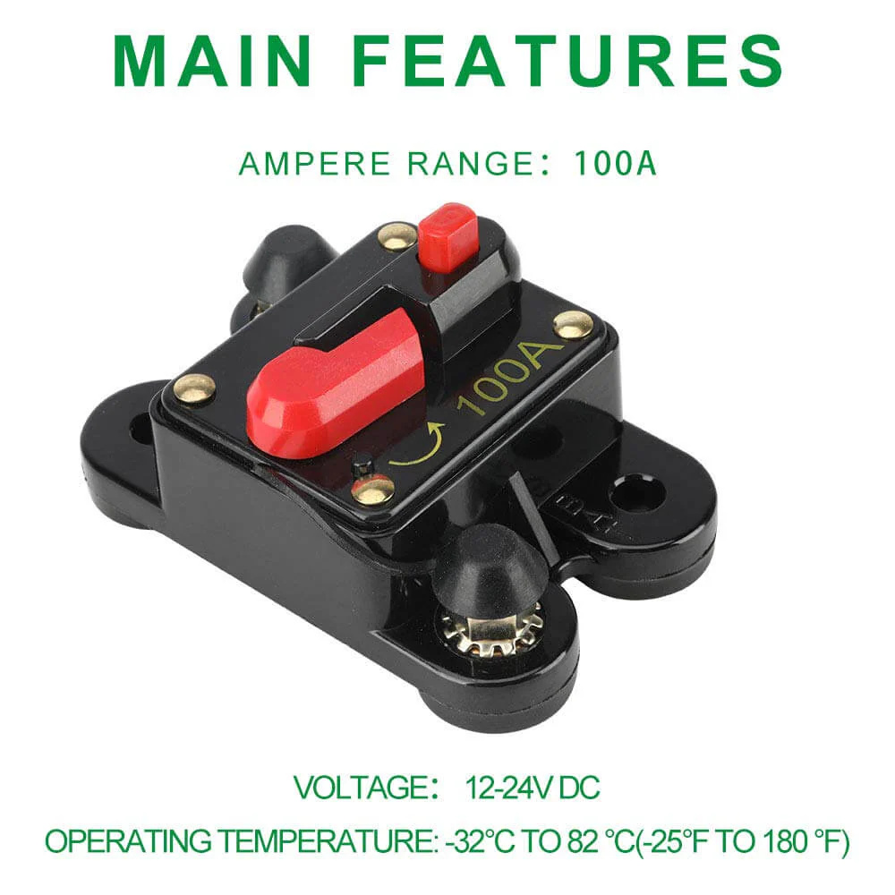 100A Dc Circuit Breaker 24V DC Circuit Breaker - Image 4