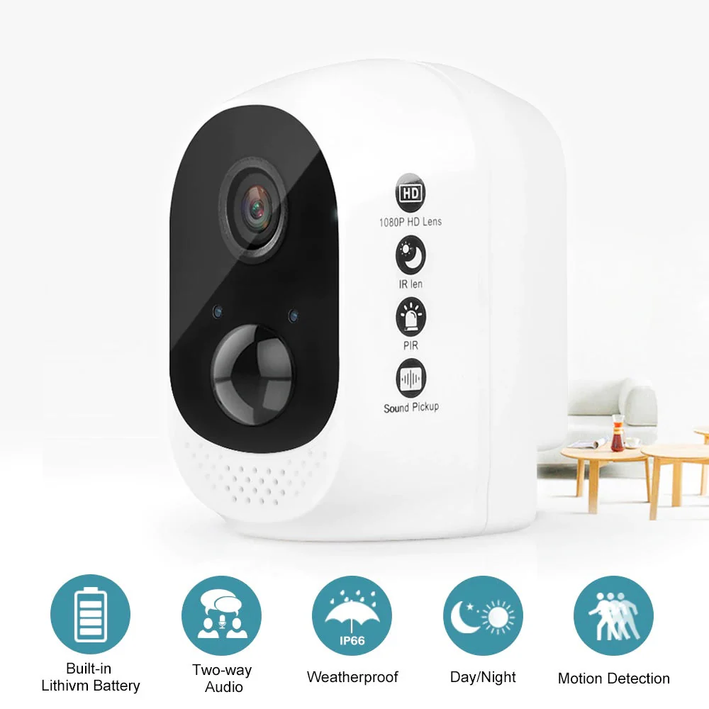 1080P Wireless Security Camera Battery Operated - Image 2