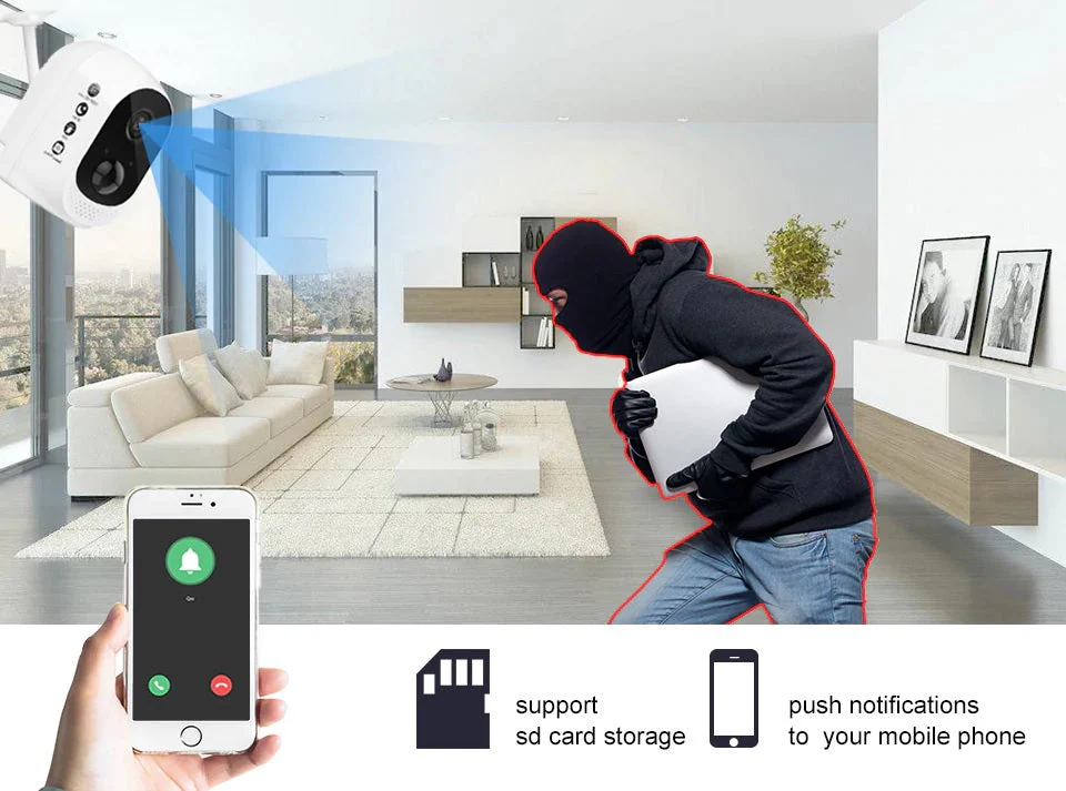 1080P Wireless Security Camera Battery Operated - Image 5