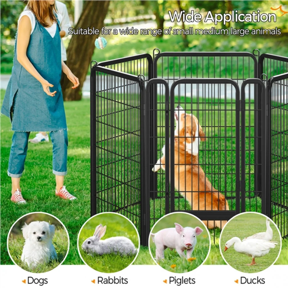 12 Panels Heavy Duty Dog Pen - Image 6