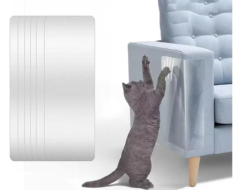 12pcs Cat Couch Sofa Scratch Guard Stickers Furniture Anti-Scratching Protector - Image 2
