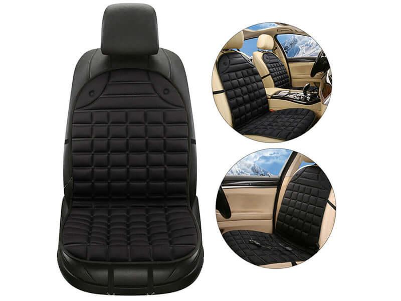 12V Heated Car Seat Cushion Cover Seat Heater Warmer Winter - Image 3