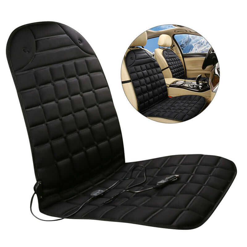 12V Heated Car Seat Cushion Cover Seat Heater Warmer Winter - Image 4