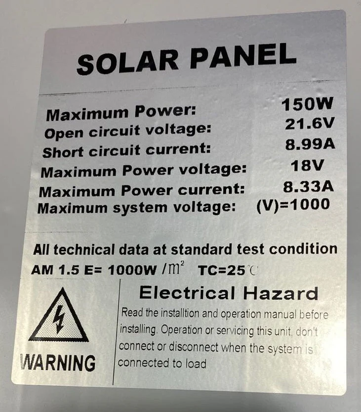 150W Solar Panel - Image 6