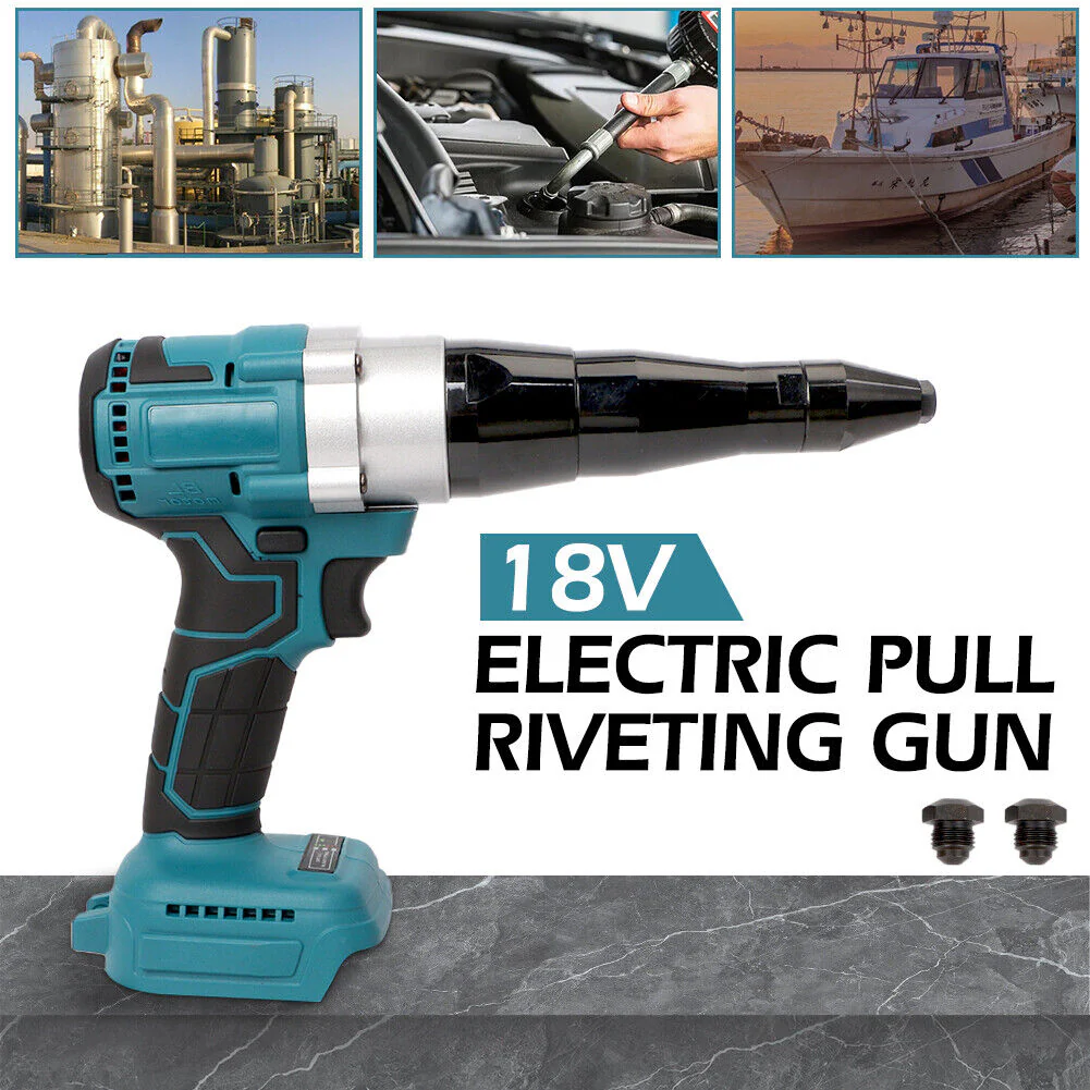 18V Electric Cordless Rivet gun Nut Riveting Tool Brushless Drive - Image 5