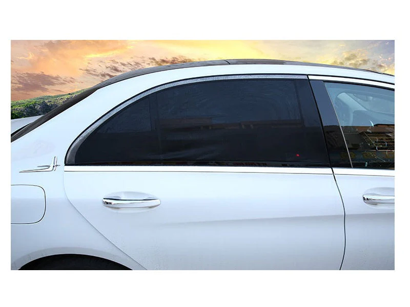 2*Car Side Rear Window Sun Visor Shade Mesh Cover Shield Sunshade UV Protector - Image 6