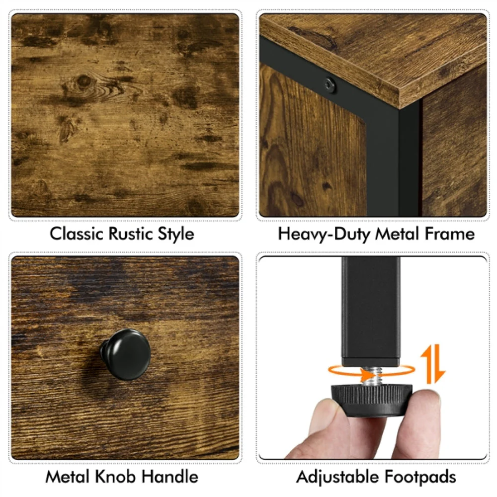 2-Drawer Side Table - Image 8