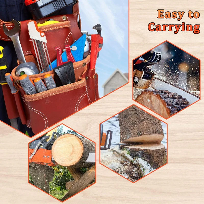 2 in 1 Easy File Chainsaw Chain Sharpener 4.8 mm with vise - Image 9