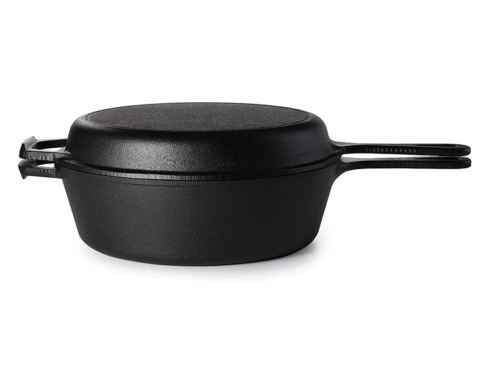 2 In1 Cast Iron Skillet Set - Image 3