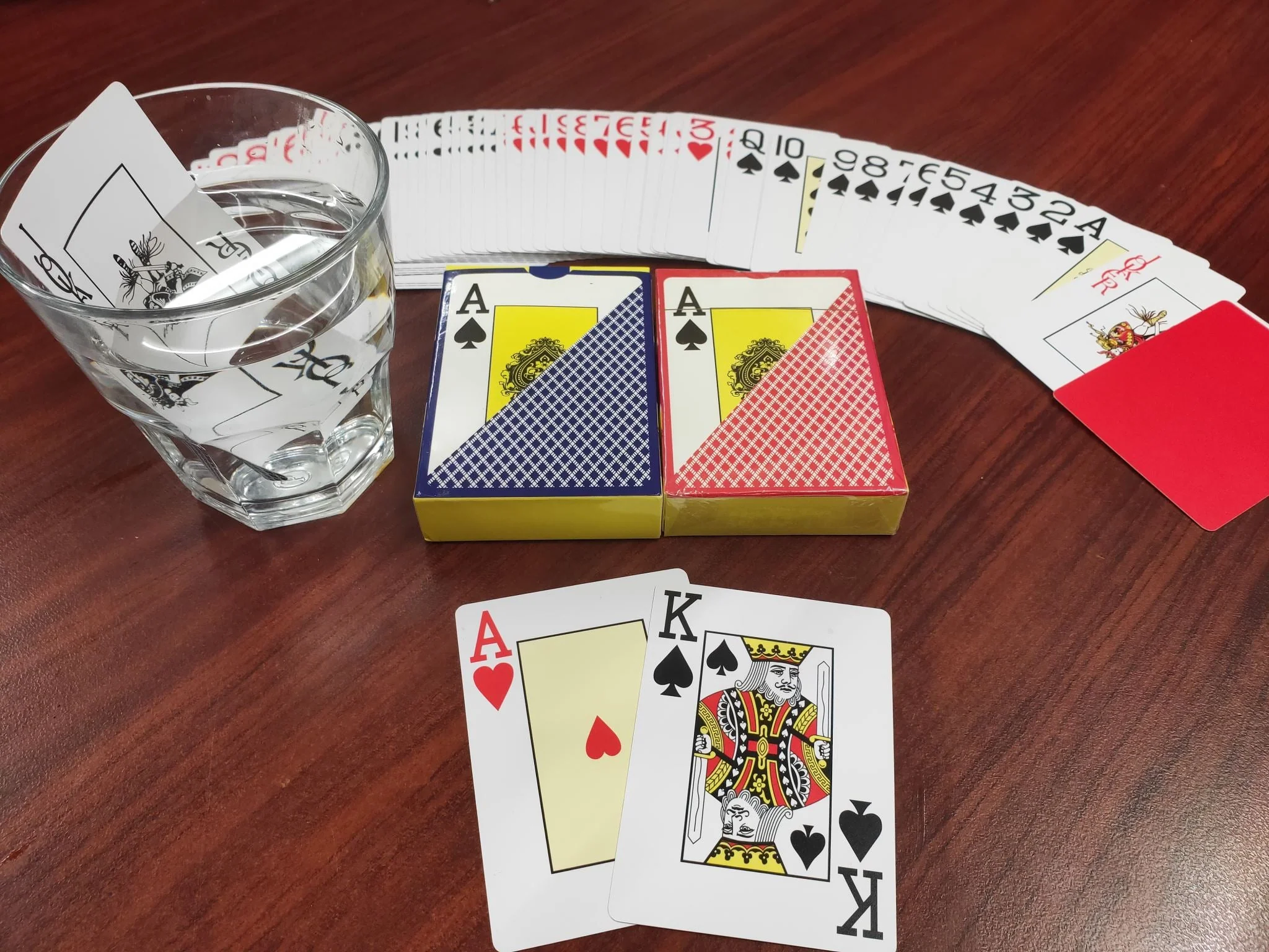 2 Packs * TEXAS HOLD'EM POKER Quanlity Waterproof Plastic Playing Cards - Image 2