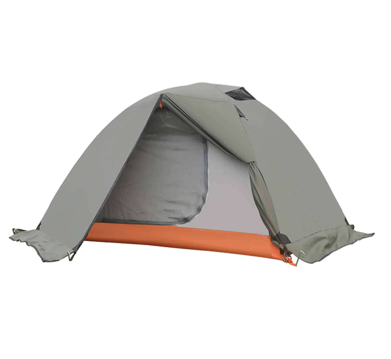 2-Person Double-Layer Four-Season Mountaineering Tent with Snow Skirt - Image 4