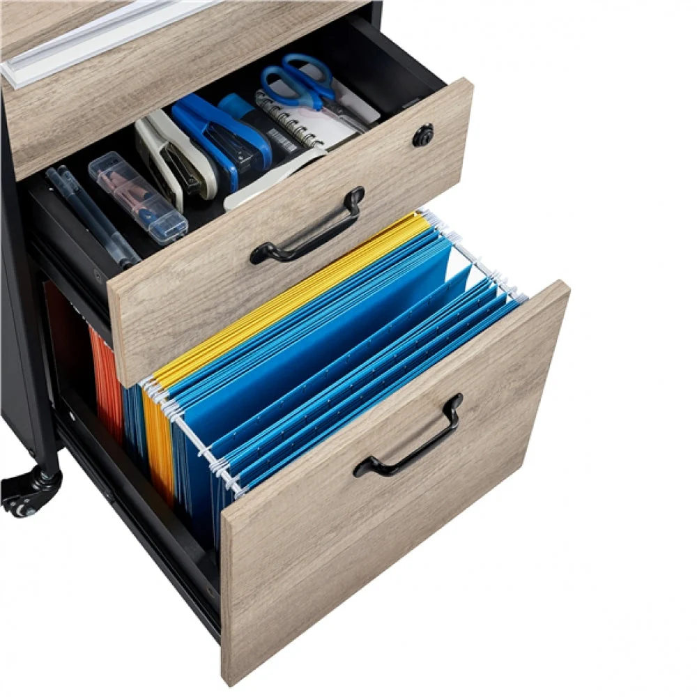 2 Sets Mobile Office File Cabinet - Image 6