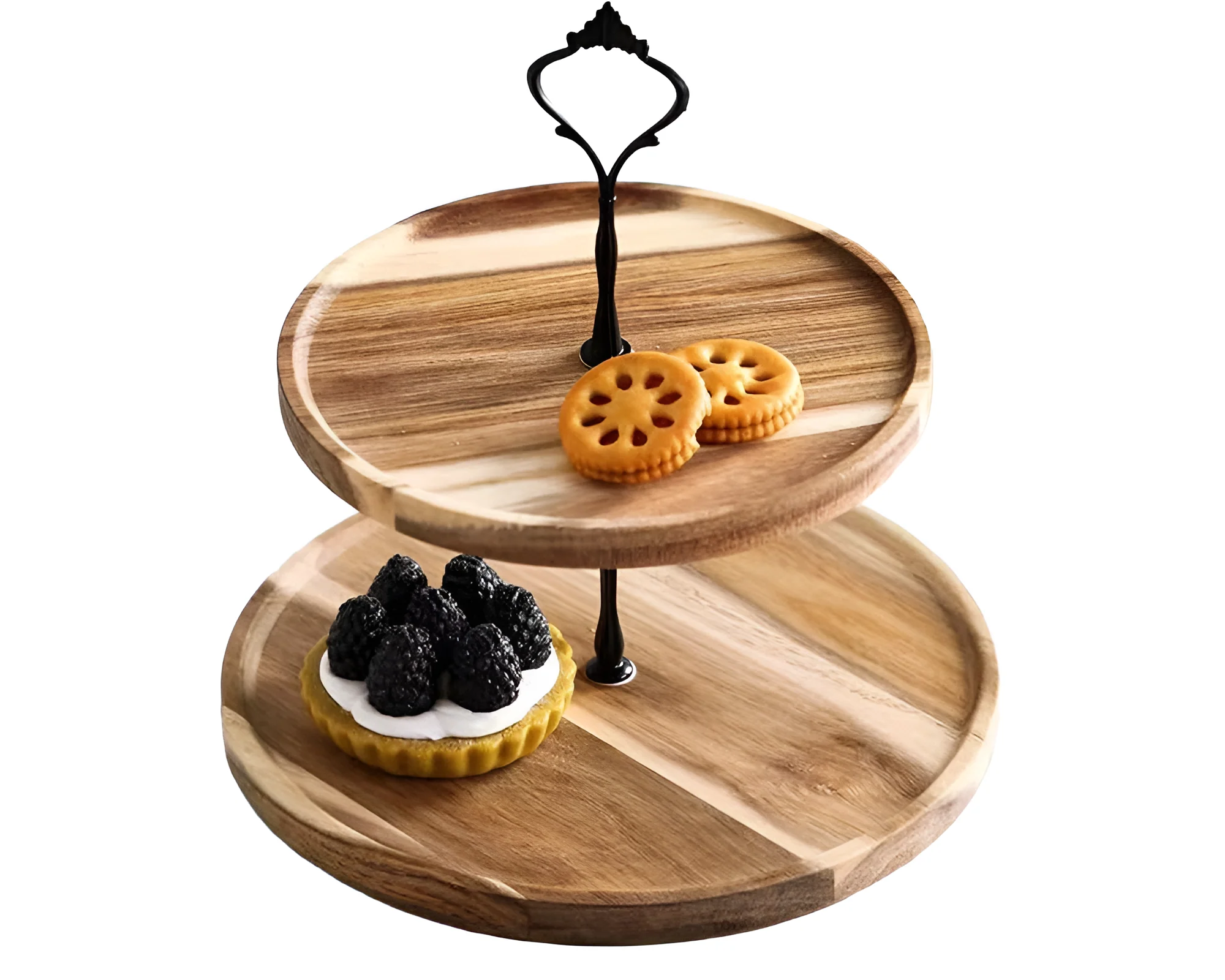 2 Tier Cake Plate Stand - Image 8