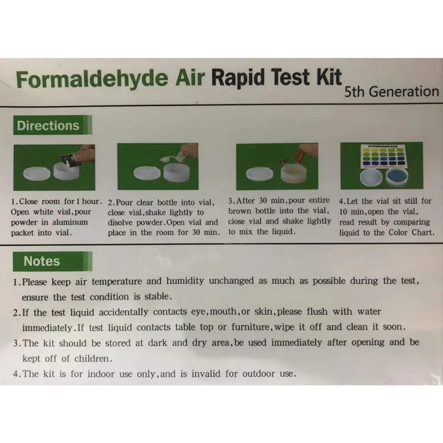 2 x Formaldehyde Air Quality Test Kits (HCHO) - Image 12