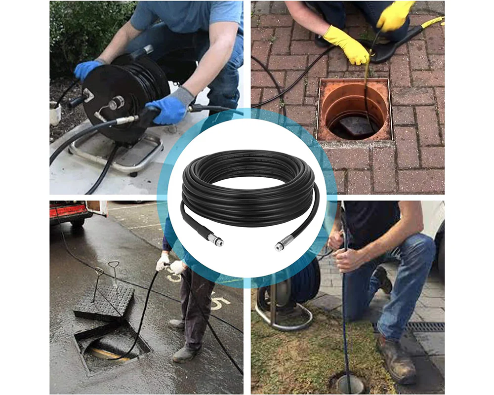 20m Drain/Pipe Cleaning Kit for Karcher, Ozito, Briggs & Stratten - Image 6