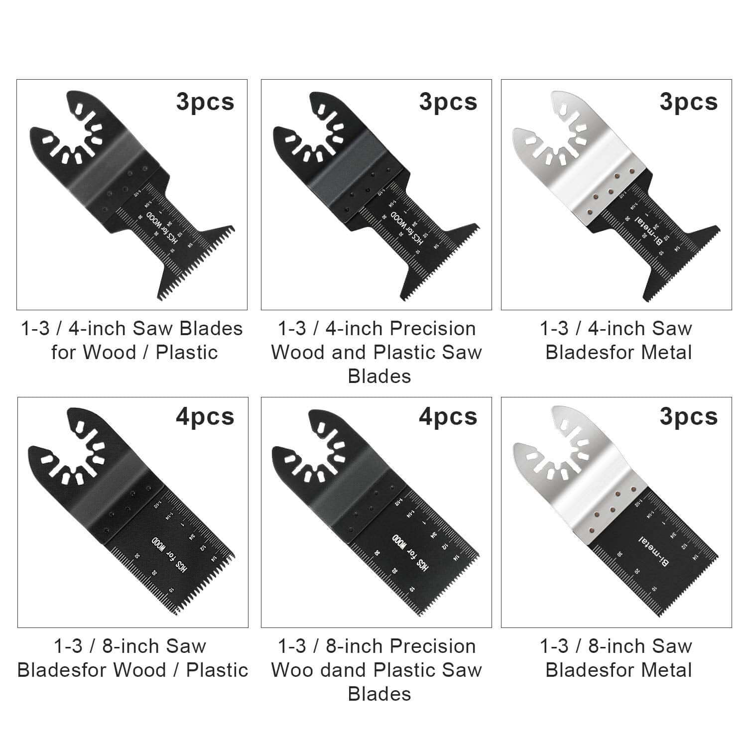 20Pcs Multi Tool Oscillating Saw Blades - Image 2