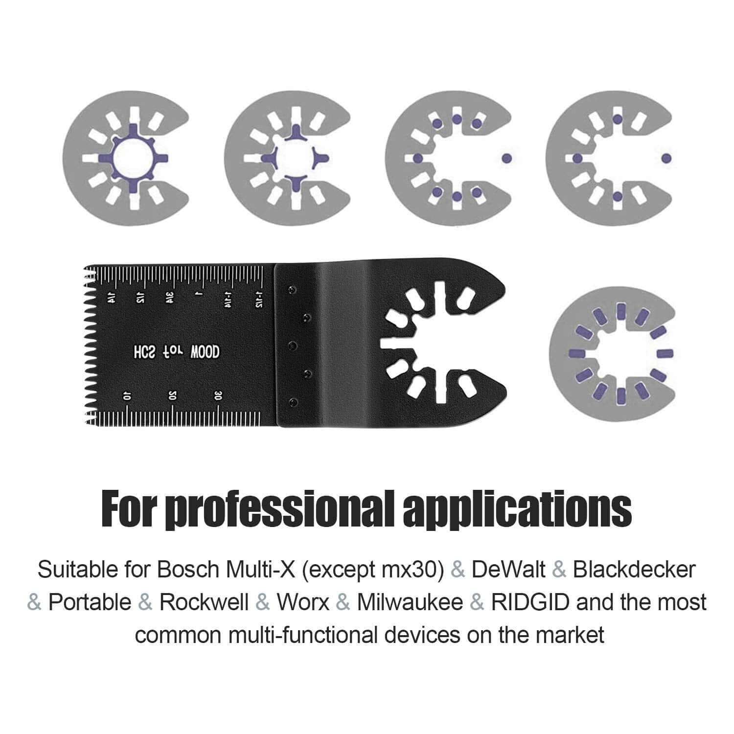20Pcs Multi Tool Oscillating Saw Blades - Image 5
