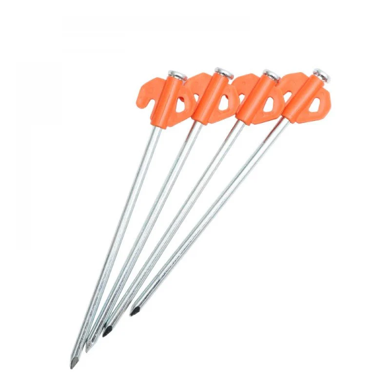 20x Camping Tent Pegs Heavy Duty Screw Steel In Ground Camping Outdoor Stakes - Image 3