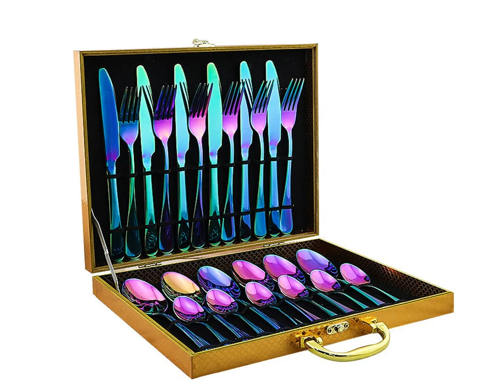 24 PCS Stainless Steel Cutlery Set - Image 2