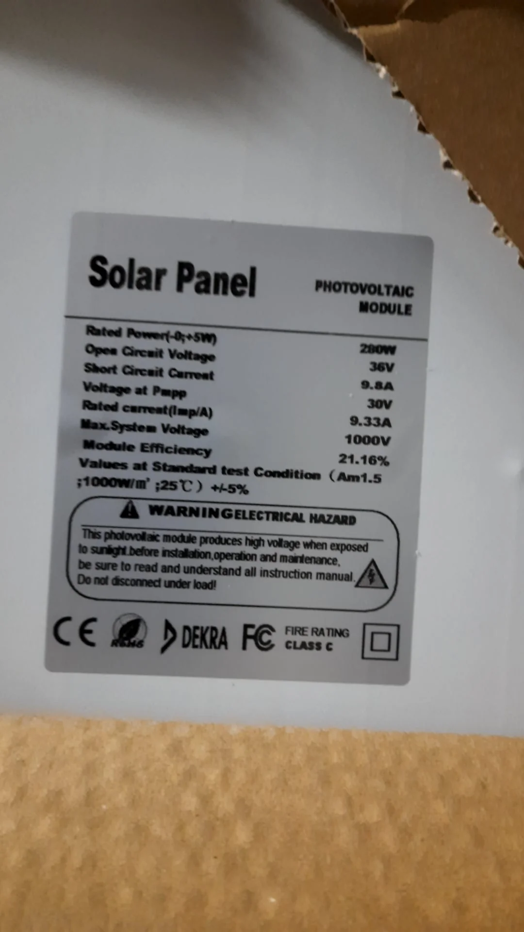 280W Polycrystalline Solar Panel - Image 6