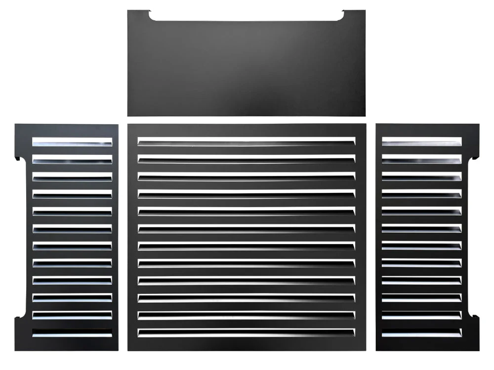 2mm Thickness Aluminum Heat Pump Cover- Black -Medium - Image 5