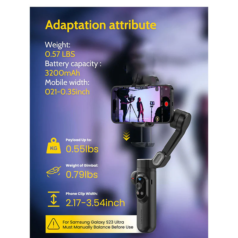 3-Axis Gimbal Stabilizer for Smartphone - Image 7
