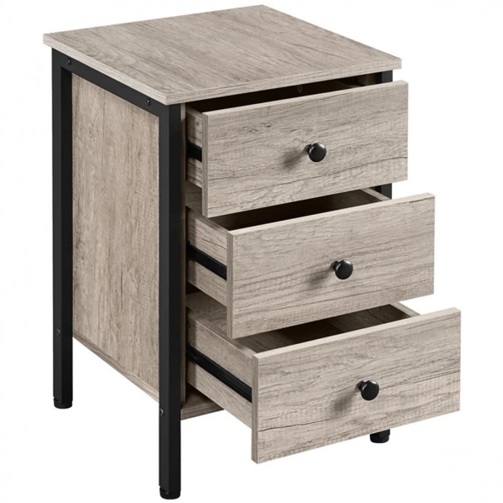 3 Drawer Nightstand Storage - Image 5