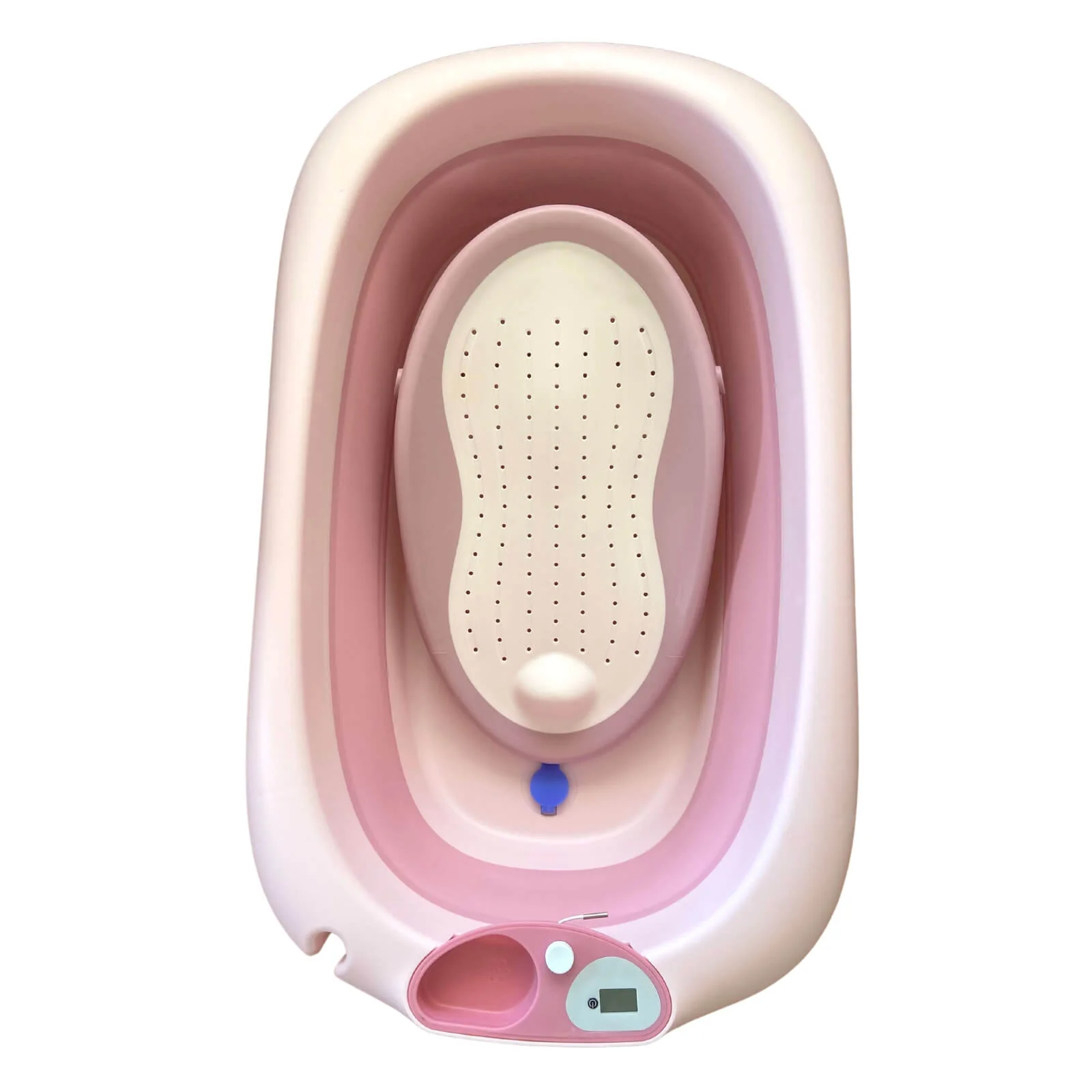 3 in 1 Foldable Baby Bath Tub & Bath Seats -Pink - Image 3