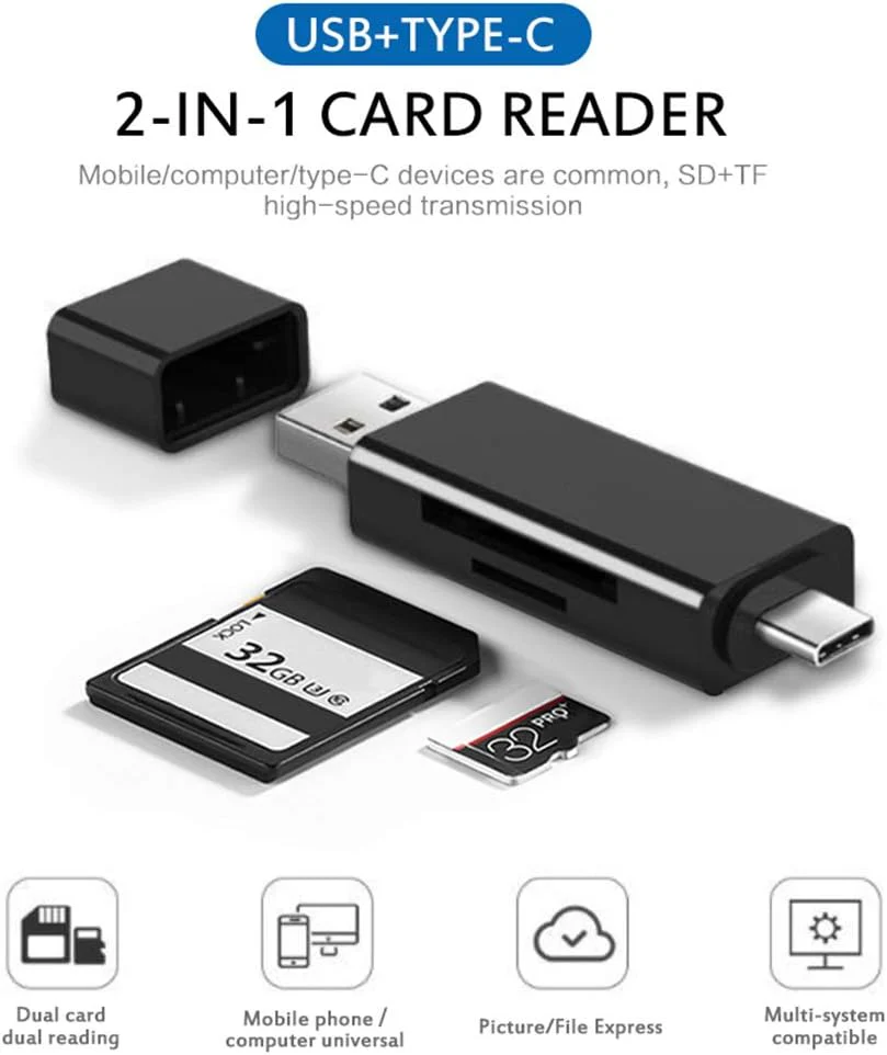 3 in 1 USB-C SD Micro SD Memory Card Reader - Image 7