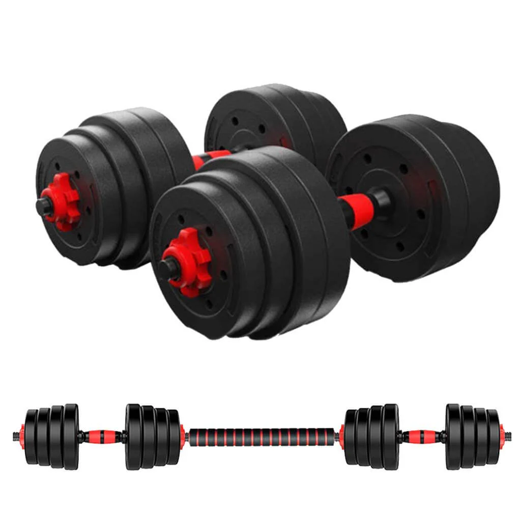 30kg Adjustable Weights Dumbbell Barbell Set - Image 5