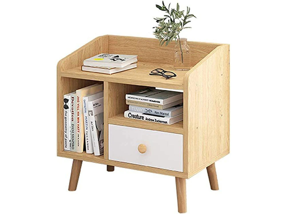 Bedside Table Nightstands with Drawer - Image 9
