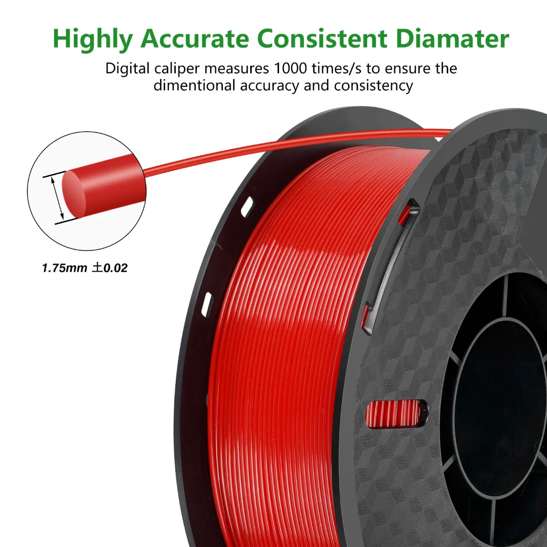 3D Printer Filament PETG Consumable (Red) - Image 5