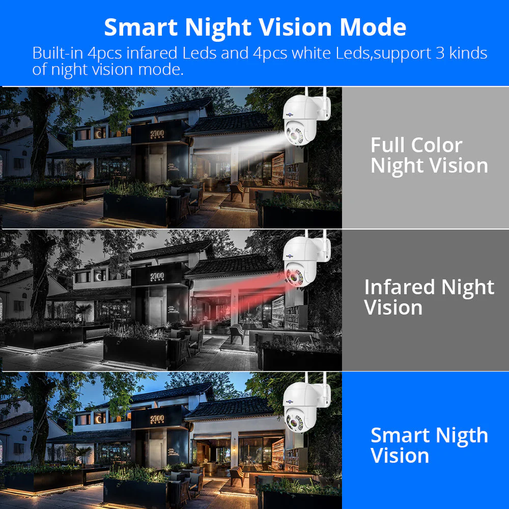 3MP PTZ Outdoor Security Camera WiFi - Image 4