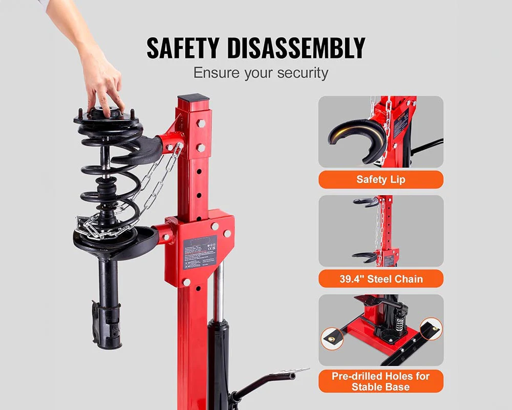 4.5T Hydraulic Auto Coil Strut Spring Compressor Adjustable Height - Image 7
