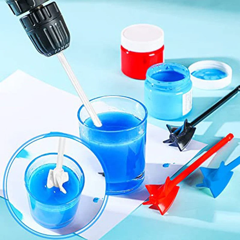 4 PCs Paint Mixer Drill Attachment Resin Mixer - Image 2