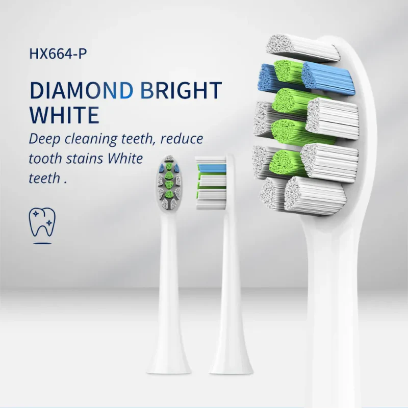 4 Pcs Replacement Sonic Toothbrush Heads - Image 2
