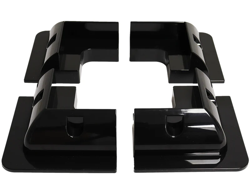 4 Solar Panel Mounting Bracket Black Corner Set Kit - Image 9