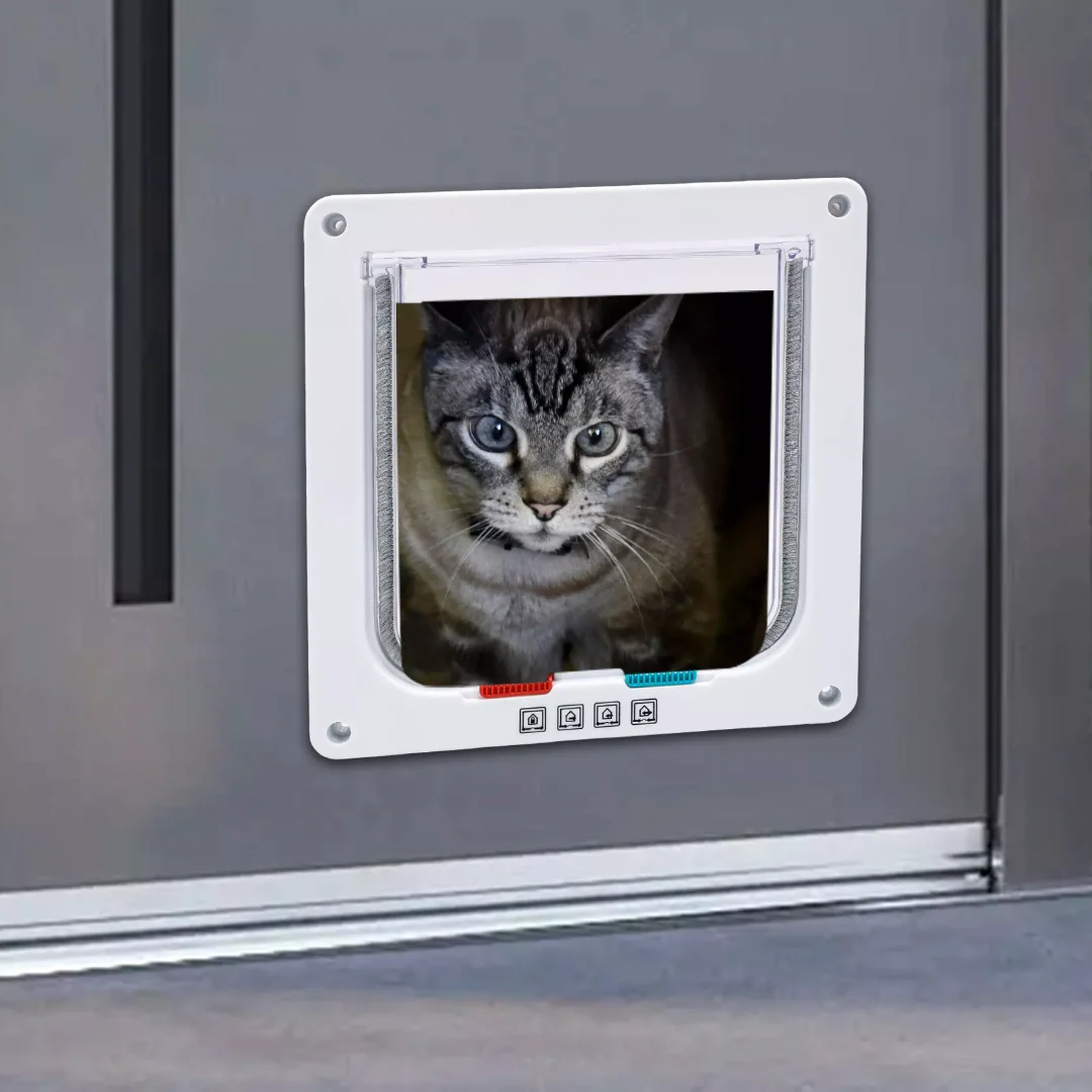 4-Way Safe Lockable Pet Screen Door Waterproof Pet Door - Image 12