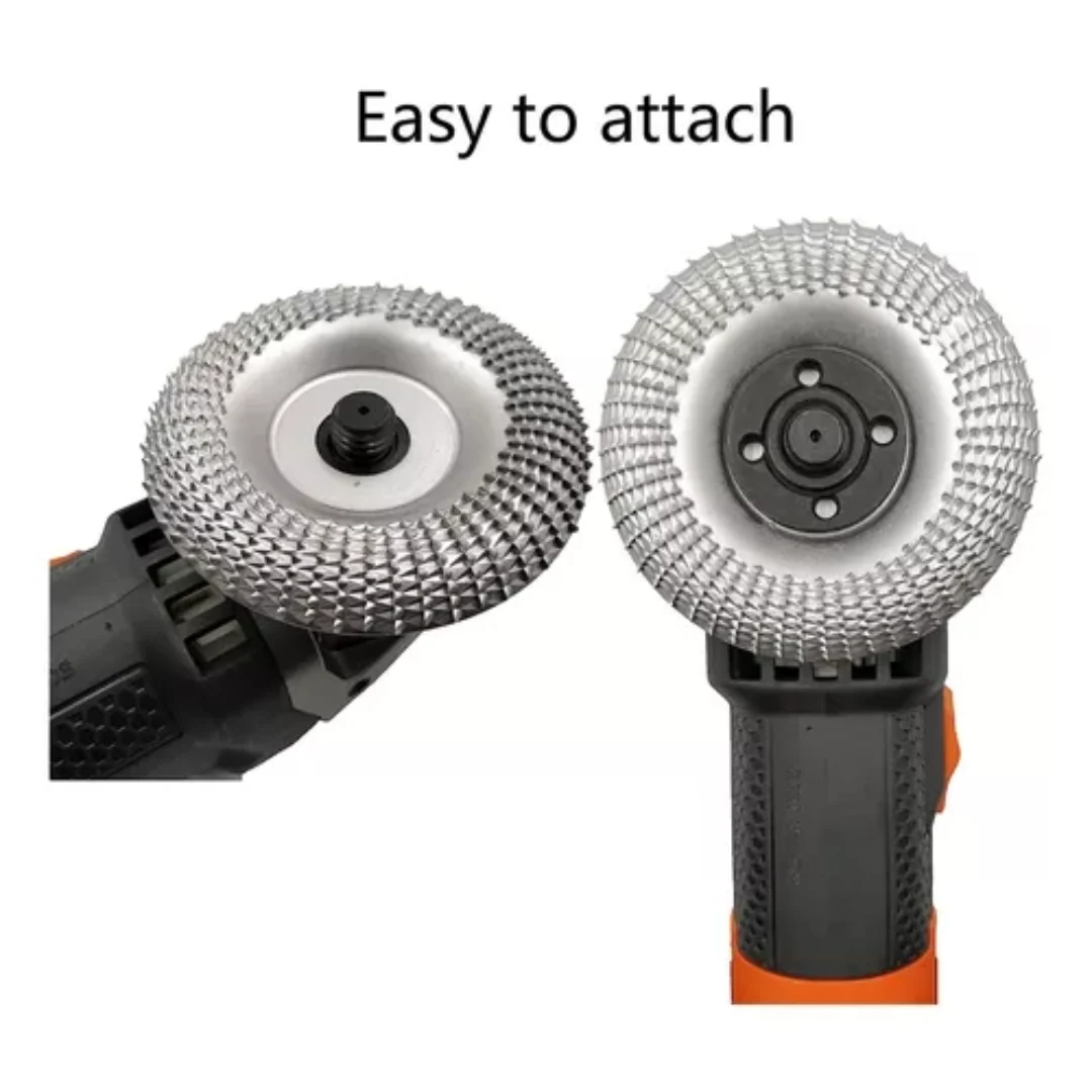 4” Wood Shaping Disc Carving Grinder Grinding Accessories Practical - Image 6