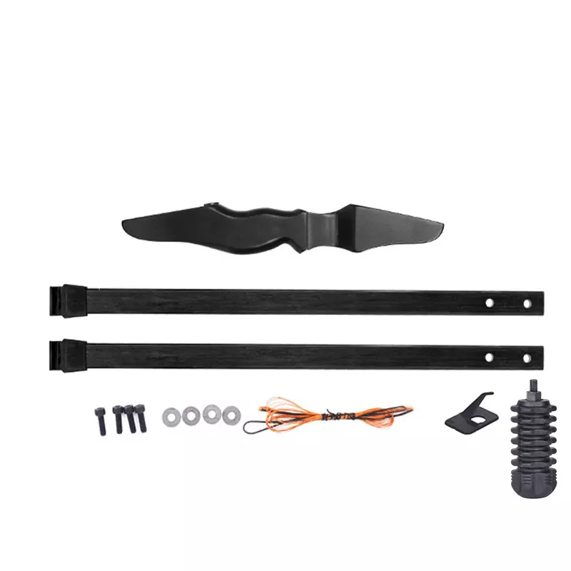 40lbs Archery High Strength Hunting Recurve Bow (Black) - Image 4
