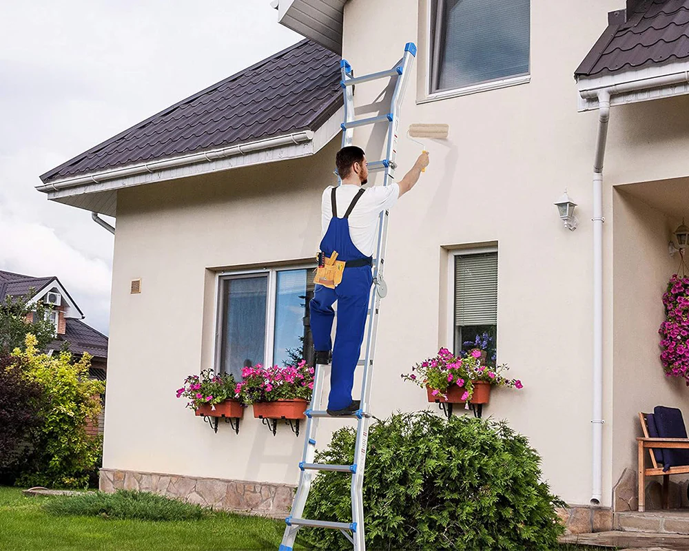4M Multipurpose Telescopic Foldable Ladder with Platform - Image 10