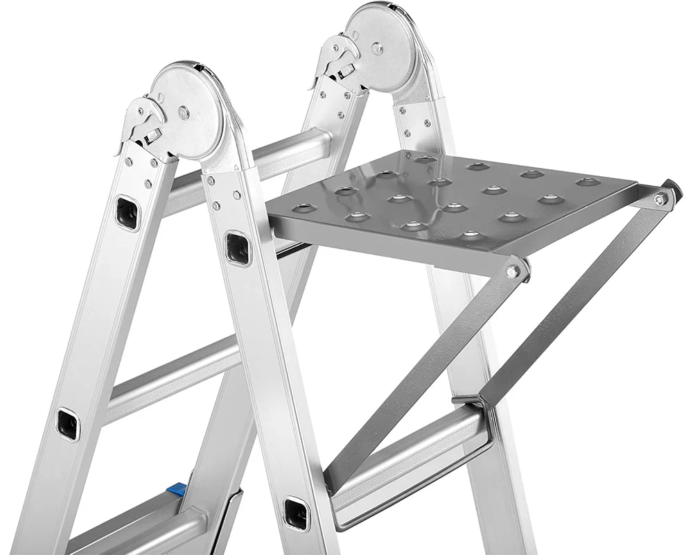 4M Multipurpose Telescopic Foldable Ladder with Platform - Image 3