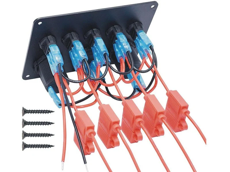 5 Gang Rocker Switch Panel - Image 8