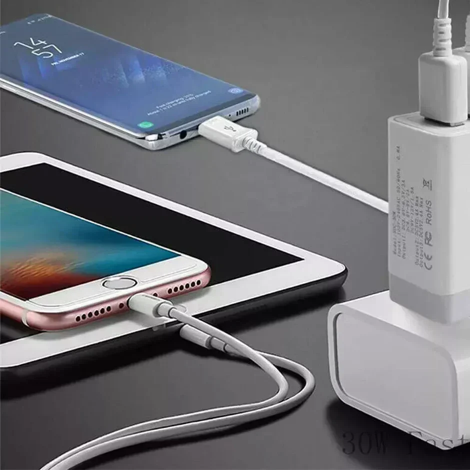55W DUAL USB C PD Fast Charging Wall USB C Charger Power Adapter Type C - Image 10
