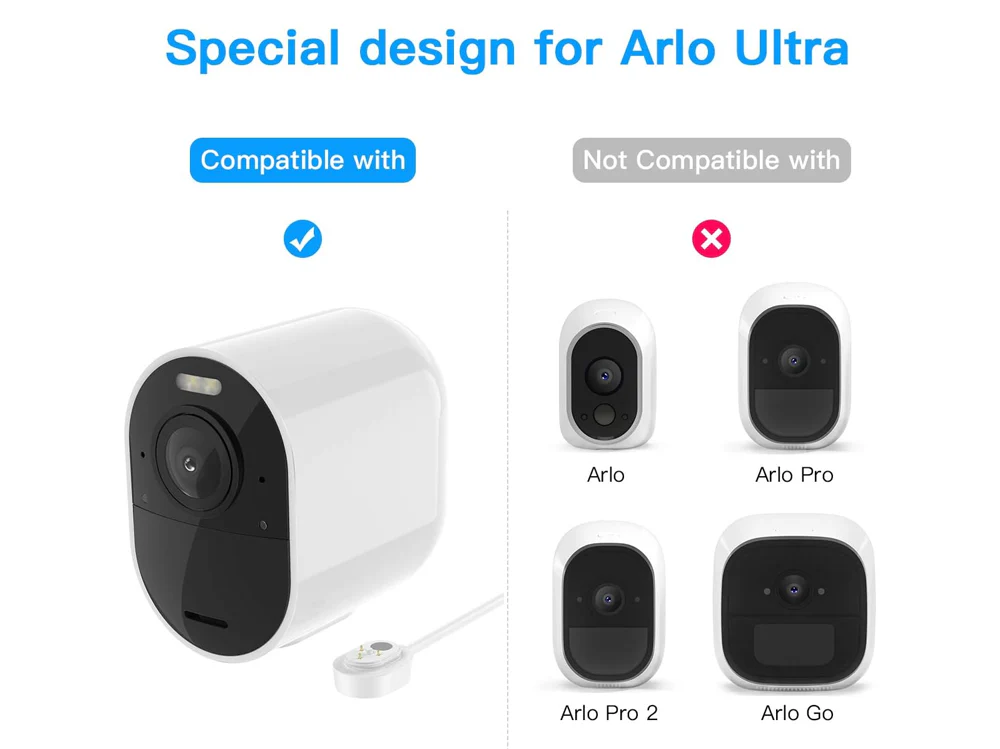 5M Weatherproof Power Cable for Arlo Pro 3/4/5 & Ultra 1/2 Cameras - Image 8