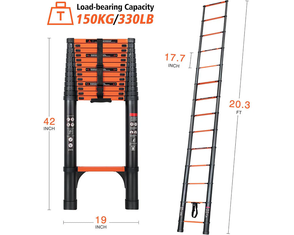 6.2M Telescoping Ladder - Image 4