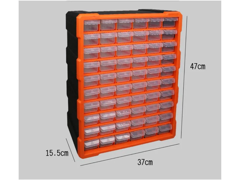 60 Drawer Workshop Tool Storage - Storage Bin Rack - Image 4