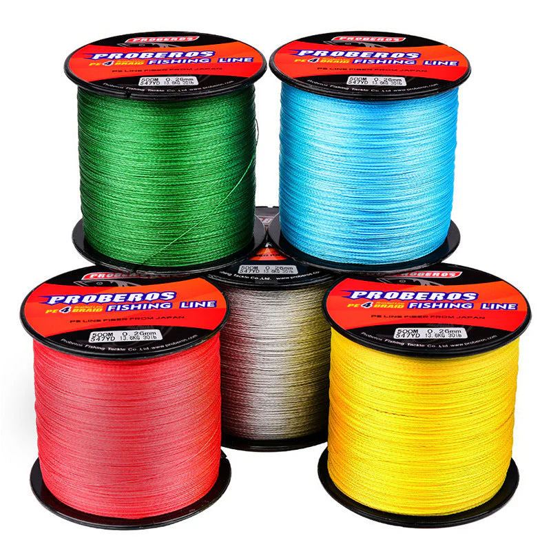 60LB 500m Braided Fishing Line 4 Strands Stronger Multifilament PE Braid Wire 4.0 - Image 2